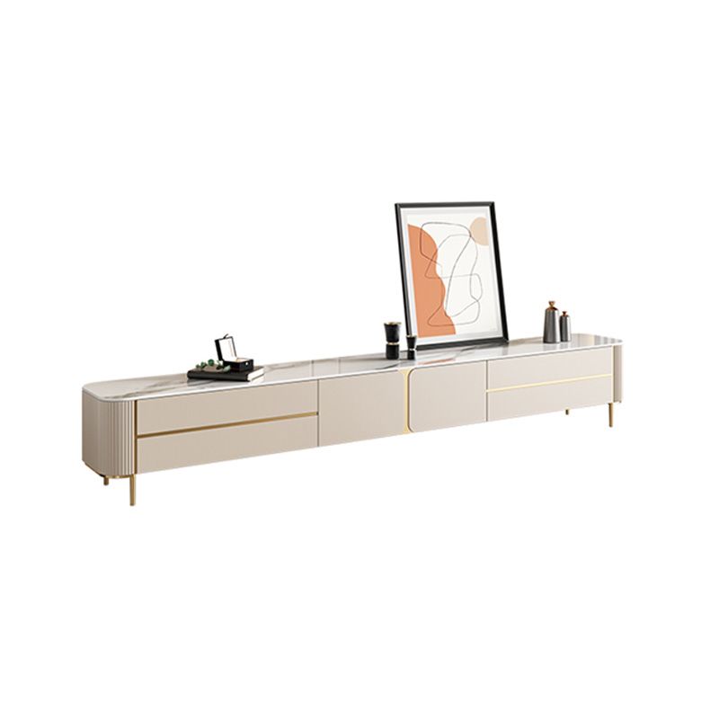 Enclosed Storage TV Stand Console Stone TV Media Console with 4 Drawers Clearhalo 'furn' 'furn_tv_stands_entertainment_centers' 'Furniture' 'Living Room Furniture' 'TV Stands & Entertainment Centers' 'TV Stands & Media Storage Furniture' 'tv_stands_entertainment_centers' 1200x1200_2d0ecc5d-33cd-4ae9-b94d-b7b42b4899b0