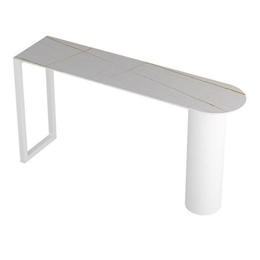 Stone Top Bar Table Traditional Luxury Bar Dining Table with Sled Base Clearhalo 'Bar Furniture' 'Bar Tables' 'bar_tables' 'furn' 'furn_bar_tables' 'Furniture' 'furniture_bar_tables' 'Kitchen & Dining Furniture' 1200x1200_2d10268d-a297-4d79-ae26-ab985fe38210