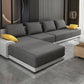 Contemporary Loose Back Removable Cushions Sofa with Reversible Chaise Slipcovered Sofa Clearhalo 'furn' 'furn_sectionals' 'Furniture' 'furniture_sectionals' 'kitchen' 'kitchen_sectionals' 'Living Room Furniture' 'Sectionals' 1200x1200_2d109cf3-d5b5-47e1-aef4-69425a7b66fe