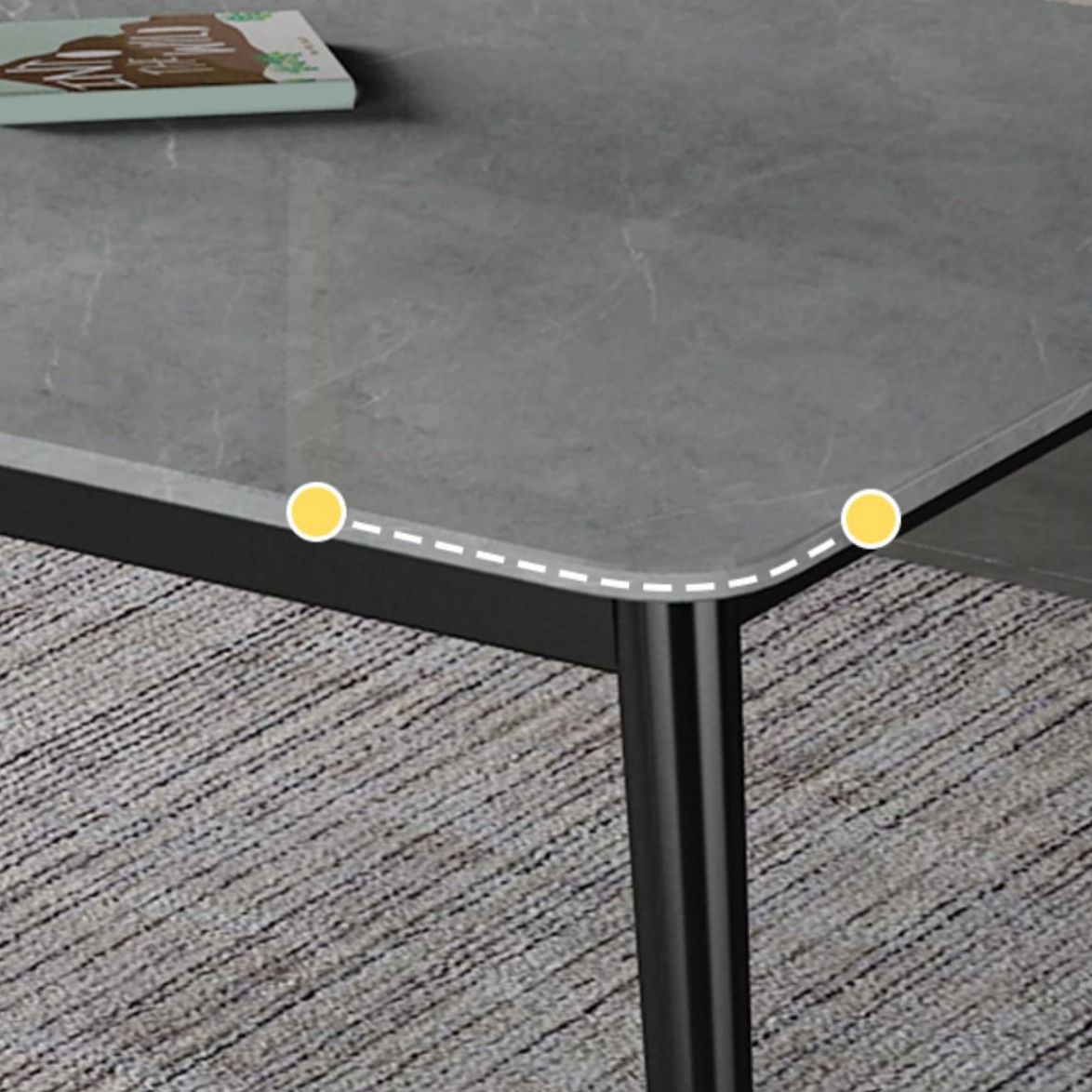 Modern Rectangle Dining Table Set 1/2/3/5/7 Pieces Dinette Set with Sintered Stone Top Clearhalo 'Dining Room Sets' 'Dining Tables & Seating' 'dining_room_set' 'furn' 'furn_dining_room_set' 'Furniture' 'Kitchen & Dining Furniture' 1200x1200_2d1186a5-bbfb-45b5-a84c-d9bf3d6db72c