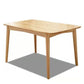 Modern Style Solid Wood Dining Table Brown Rectangle Table for Kitchen Dining Room, 47"L x 29.5"H Clearhalo ' dining_table' 'Dining Tables & Seating' 'Dining Tables' 'furn' 'furn_dining_table' 'Furniture' 'furniture_dining_table' 'Kitchen & Dining Furniture' 'kitchen&dining_furn' 'kitchen' 'kitchen_dining_table' 1200x1200_2d11dfc8-8de9-40f0-b1bf-336ba5efeb02