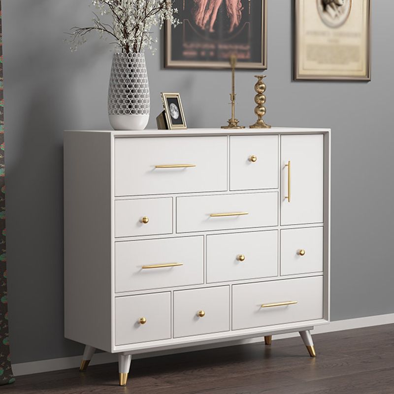 Sala da pranzo a buffet in legno in stile glam 35.4 "H 10-Drawer Buffet Server