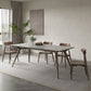 Modernas 1/4/5/7 Piezas Sillas de comedor de comedor Muebles de rectángulo de piedra para casa