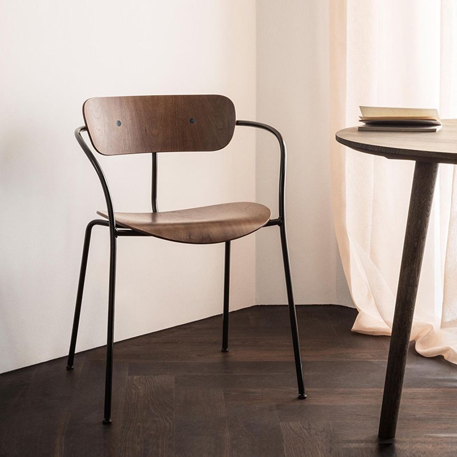 Minimalist Wood Side Dining Chairs Open Back Dining Side Chair for Home Clearhalo ' kitchen&dining_furn' 'Dining Chairs' 'Dining Tables & Seating' 'dining_chair' 'Furniture' 'furniture_dining_chair' 'Kitchen & Dining Furniture' 'kitchen' 1200x1200_2d1b6f94-1ef8-4e53-a775-1d2fbf73873c