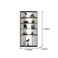 Black Color Modern Style Bookshelf Metal Bookcase for Home Use Clearhalo 'Bookcases' 'furn' 'furn_bookcases' 'Furniture' 'Office Furniture' 1200x1200_2d1bc3a0-26ef-4b73-8e3c-2d21519c16b2