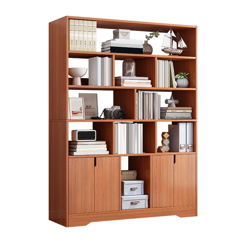 Floor Standard Bookshelf with Drawer Living Room Wooden Bookcase Rack Shelf