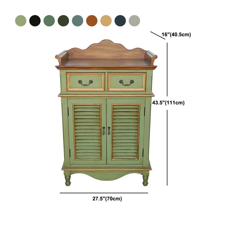 Mid-Century Modern Rectangle Cabinet Standard Side Cabinet with Drawer