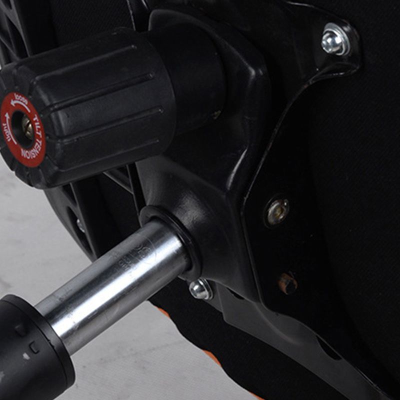 コンテンポラリーファブリックスイベルチェアハイバックアームオフィスチェアブラック