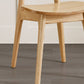 Sillas de comedor de madera sólida silla de comedor de espalda de estilo industrial