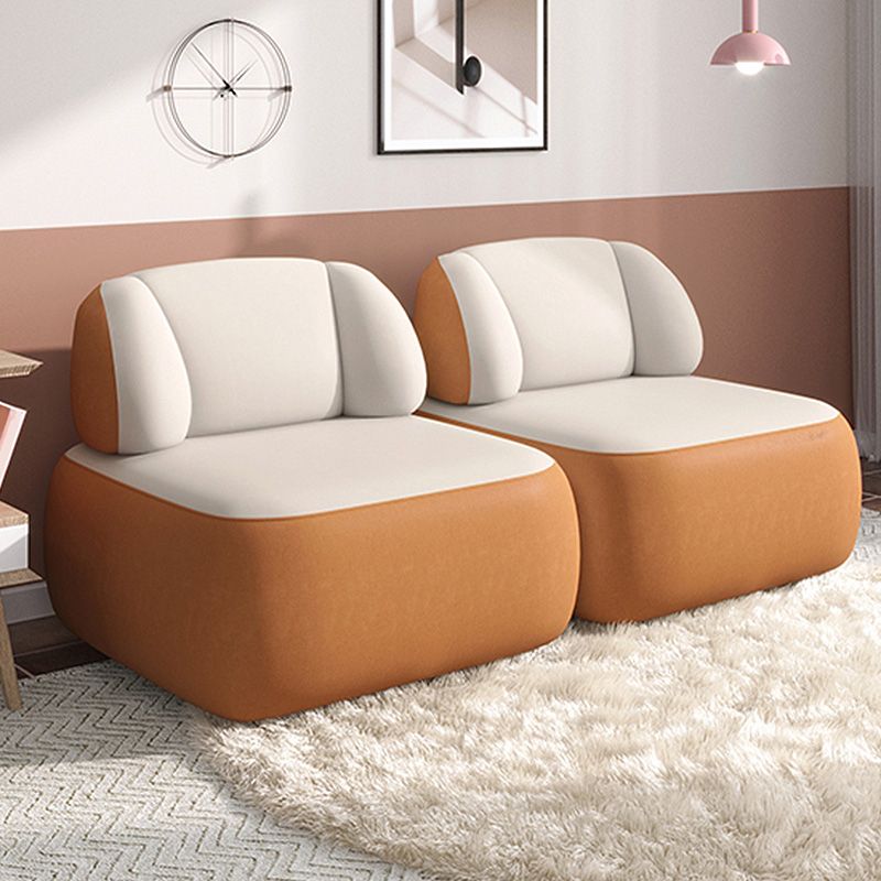 Vaste rug armloos met stoffen stoel stof slaapkamer lapwerk accentstoel