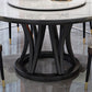 Solid Wood Pedestal Dining Table Round Faux Marble Dining Table Clearhalo 'Dining Tables & Seating' 'Dining Tables' 'dining_table' 'furn' 'furn_dining_table' 'Furniture' 'Kitchen & Dining Furniture' 1200x1200_2d25cc03-4e6a-4b4a-a973-1f8c34b8d78e