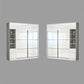 Wit High Gloss Garderobe Armoire Modern Engineered Wood Garderobe