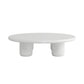 Solid Wood 4 Legs Coffee Table Round Modern Minimalist Coffee Table Clearhalo 'Coffee & Accent Tables' 'Coffee Tables' 'coffee_tables' 'furn' 'furn_coffee_tables' 'Furniture' 'Living Room Furniture' 1200x1200_2d278f2a-c91d-4c42-b1fc-dc43aacbef19