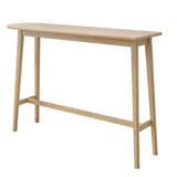 Moderne stijl vaste houten balktafel natuurlijke kleur vaste bistro bark bureau voor woonkamer