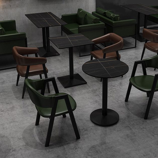 Industrial Sintered Stone Dinner Room Kitchen Table Black Table for Dining Room Clearhalo ' dining_table' 'Dining Tables & Seating' 'Dining Tables' 'furn' 'furn_dining_table' 'Furniture' 'furniture_dining_table' 'Kitchen & Dining Furniture' 'kitchen&dining_furn' 'kitchen' 'kitchen_dining_table' 1200x1200_2d2cad50-e737-420d-b54f-3be8069929c0