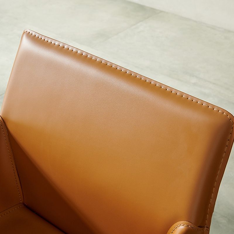 Leather Dining Arm Chair Upholstered Dining Armchair for Dining Room