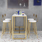 Glam Faux Leather Dining Stools Upholstered Bar Stools with Footrest Clearhalo 'Bar Furniture' 'Bar Stools' 'bar_stools' 'furn' 'furn_bar_stools' 'Furniture' 'Kitchen & Dining Furniture' 1200x1200_2d313fff-d246-4596-ae88-1b7e98d6d95a