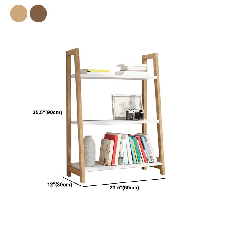 Modern Solid Wood Bookcase Ladder Bookshelf for Any Room, 12" W Clearhalo 'Bookcases' 'furn' 'furn_bookcases' 'Furniture' 'Office Furniture' 1200x1200_2d323d73-02d5-4530-940e-1e9783d7e3b6