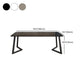 Modern Rectangle Stone Dining Table 1/2/5/7 Pieces Dining Set for Living Room Clearhalo 'Dining Room Sets' 'Dining Tables & Seating' 'dining_room_set' 'furn' 'furn_dining_room_set' 'Furniture' 'Kitchen & Dining Furniture' 1200x1200_2d33feaf-41db-4fb1-830b-762f1799d370