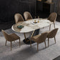 Glam Style Sintered Stone Dining Set 1/4/5/7 Pieces Dining Set Clearhalo 'Dining Room Sets' 'Dining Tables & Seating' 'dining_room_set' 'furn' 'furn_dining_room_set' 'Furniture' 'furniture_dining_room_set' 'Kitchen & Dining Furniture' 1200x1200_2d340f20-0517-4bda-a8f6-44f60b1a3979