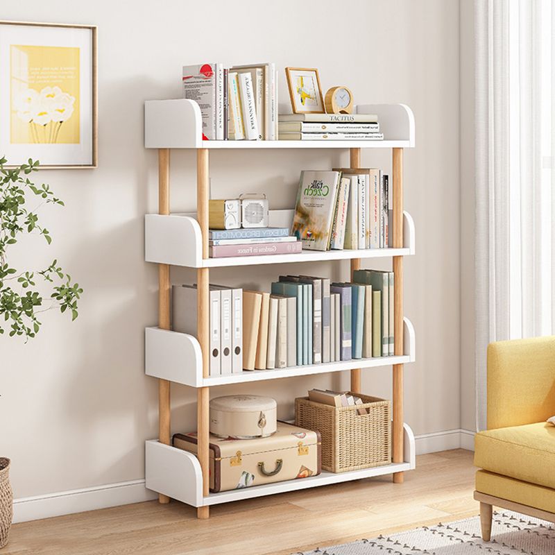 Contemporary Wood Bookcase Etagere Bookshelf for Home Office