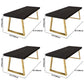 Rectangle Sled Base Home Furniture Solid Wood Dining Room Collection for Dining Room Clearhalo ' dining_table' 'Dining Tables & Seating' 'Dining Tables' 'furn' 'furn_dining_table' 'Furniture' 'furniture_dining_table' 'Kitchen & Dining Furniture' 'kitchen&dining_furn' 'kitchen' 'kitchen_dining_table' 1200x1200_2d3563db-6b41-4ea0-813d-6906eb5d7433