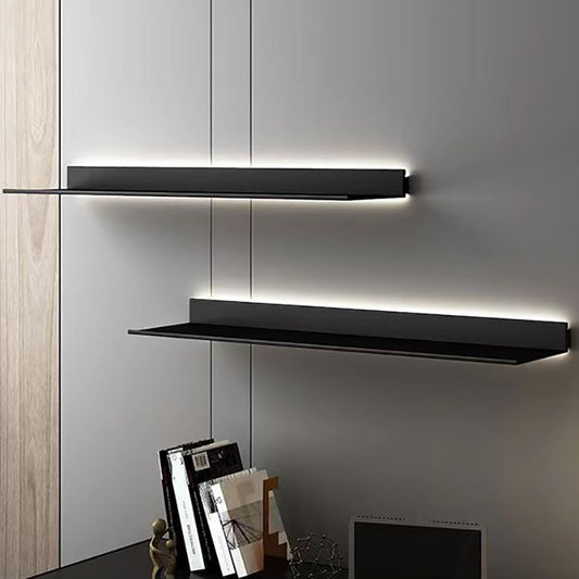 1 Regal Metall Bücherregal moderne schwimmende Wandmontage Bücherregal