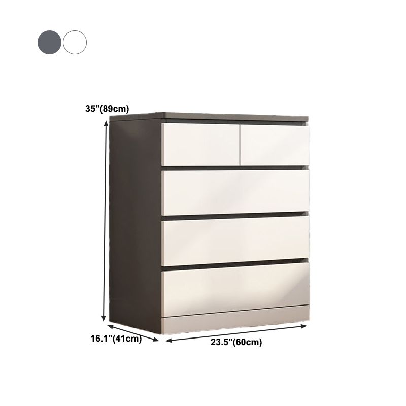 16.1 "D Cofre de madera de madera Modern de almacenamiento vertical de almacenamiento con cajones con cajones