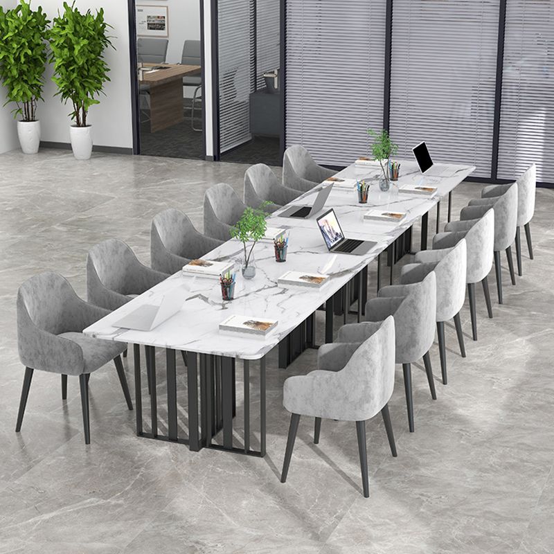 Industrial Style Writing Desk Rectangular Sintered Stone Office Desk without Chair Clearhalo 'furn' 'furn_office_desk' 'Furniture' 'Office Desks' 'Office Furniture' 'office_desk' 1200x1200_2d37efb7-60e5-423b-9220-7ed887cdd1ef