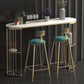 Light Luxury Oval Bar Table Stone Top Metal Pedestal Pub Table for Dining Room Clearhalo 'Bar Furniture' 'Bar Tables' 'bar_tables' 'Furniture' 'furniture_bar_tables' 'Kitchen & Dining Furniture' 1200x1200_2d3b376e-c5c4-4f84-b43f-f9d47791bd49