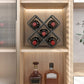 Modern Simple Tabletop Wine Rack Metal Black Wine Bottle Rack voor keuken