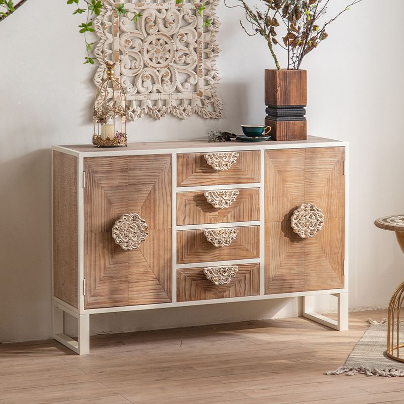 Industrial Standard Natural Accent Chest Distressed Wood Accent Cabinet Clearhalo 'Cabinets & Chests' 'cabinets_chests' 'furn' 'furn_cabinets_chests' 'Furniture' 'Living Room Furniture' 1200x1200_2d3df2f8-0c99-4c31-a02f-55322a3b6064