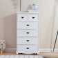 Solid Wood Accent Chest with Drawers 11.81" Wide Rectangle Chest