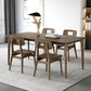 Medieval Modern Solid Wood Table Rectangular Table with 4 Legs Clearhalo 'Dining Tables & Seating' 'Dining Tables' 'dining_table' 'furn' 'furn_dining_table' 'Furniture' 'Kitchen & Dining Furniture' 1200x1200_2d3fa833-adb2-4340-a057-f95bfeecefb6