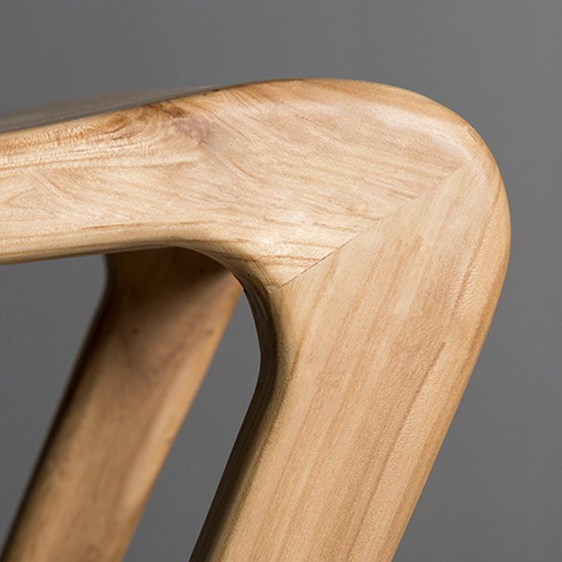 Taburete industrial sin brazo sin brazo Pino Pine Wood Bar con pedal para bar