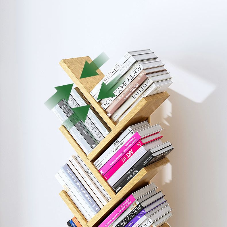 Libreria aperta di libreria in legno fabbrico contemporaneo per la casa