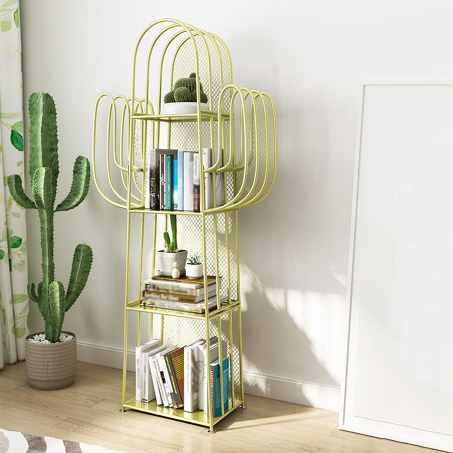 Industrial Iron Geometric Bookshelf Closed Back Vertical Bookshelf,18.1"L x 11.8"W x 59"H Clearhalo 'Bookcases' 'furn' 'furn_bookcases' 'Furniture' 'furniture_bookcases' 'kitchen' 'kitchen_bookcases' 'Living Room Furniture' 'Office Furniture' 1200x1200_2d40c471-9153-4288-83ca-5f8619195ffd