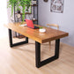 Rectangle Double Base Dining Table Industrial Wood Table for Dining Room Clearhalo 'Dining Tables & Seating' 'Dining Tables' 'dining_table' 'furn' 'furn_dining_table' 'Furniture' 'Kitchen & Dining Furniture' 1200x1200_2d423097-dd89-494c-9f02-1e1fb284676e