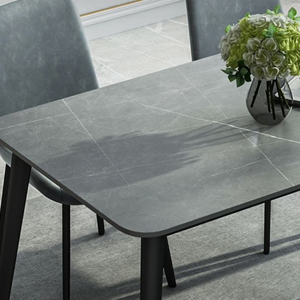 Nordic Style 1/5/7 Pieces Dining Set with Gray Top Kitchen Table Set for Dining Room Clearhalo 'Dining Room Sets' 'Dining Tables & Seating' 'dining_room_set' 'furn' 'furn_dining_room_set' 'Furniture' 'furniture_dining_room_set' 'Kitchen & Dining Furniture' 'kitchen&dining_furn' 'kitchen' 1200x1200_2d428bea-4eac-4831-b629-8a95a56512fc