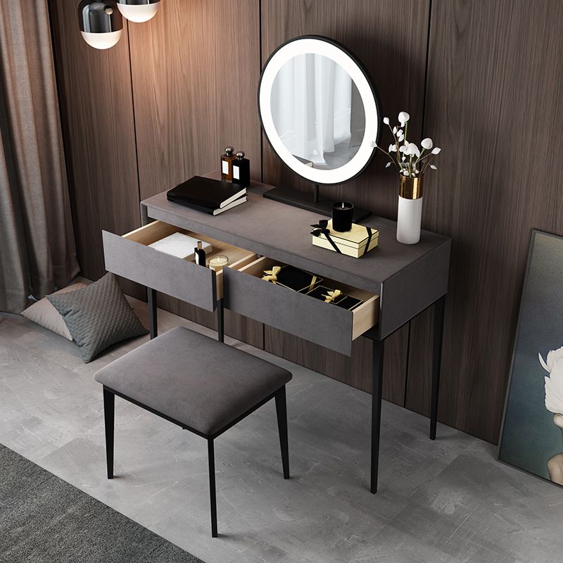 Tavolo da trucco per vanità in legno massiccio contemporaneo set 2-drawer vanity tavolo