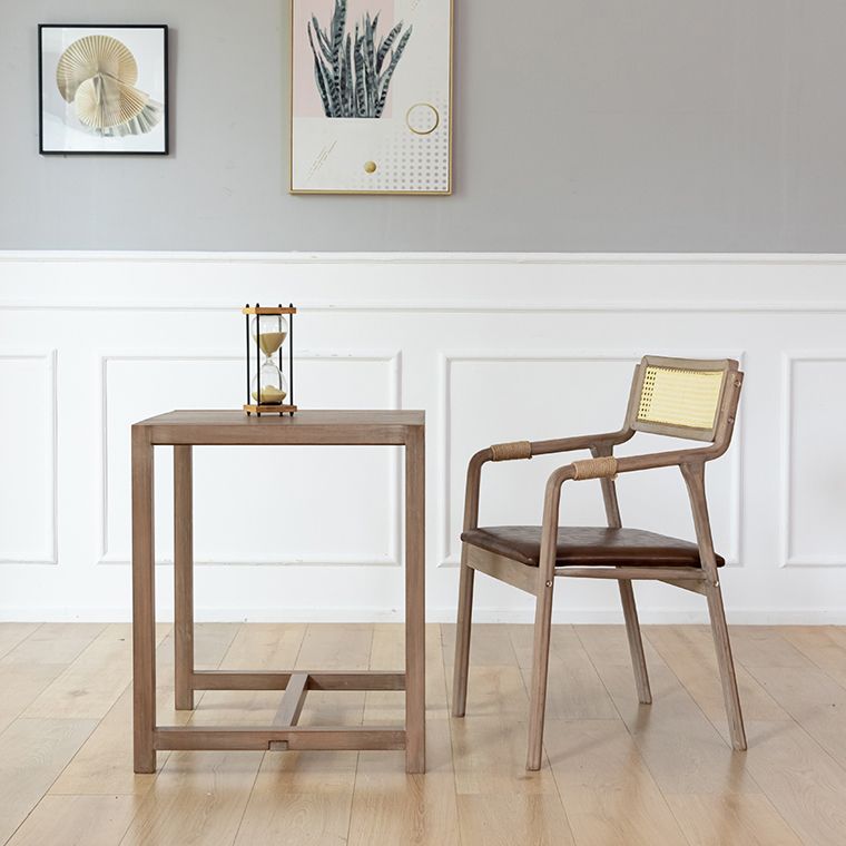 Traditional Style Rubberwood Chairs Kitchen Open Back Dining Side Chair Clearhalo ' kitchen&dining_furn' 'Dining Chairs' 'Dining Tables & Seating' 'dining_chair' 'furn' 'furn_dining_chair' 'Furniture' 'furniture_dining_chair' 'Kitchen & Dining Furniture' 'kitchen' 1200x1200_2d44ef0f-95c1-4e99-882b-6779081bcf1e