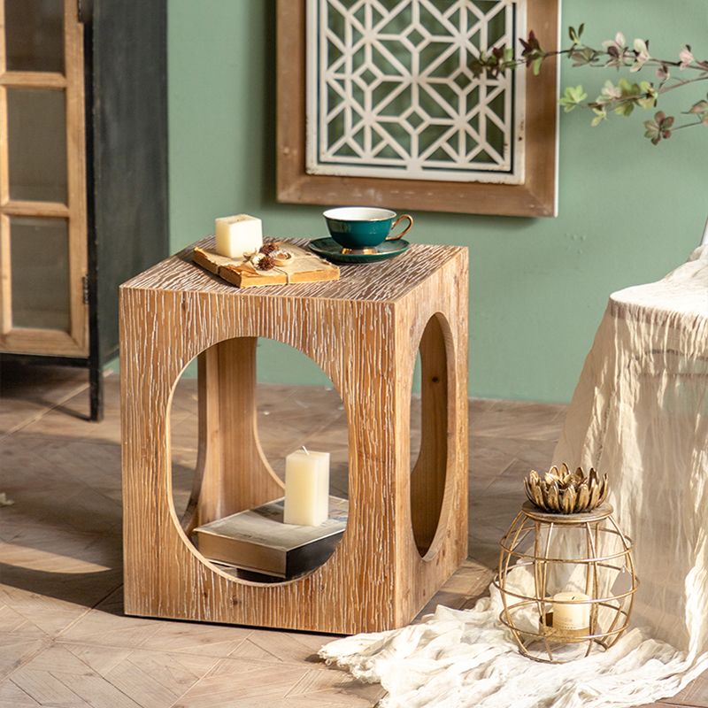 Tavolino moderno di caffè in legno in legno rettangolare tavolo da cocktail