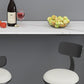 Living Room Modern Patio Bar Table Marble Rectangle 2-shelf Sled Bistro Bar Desk Clearhalo 'Bar Furniture' 'Bar Tables' 'bar_tables' 'Furniture' 'furniture_bar_tables' 'Kitchen & Dining Furniture' 'kitchen&dining_furn' 'kitchen' 1200x1200_2d46c844-44cc-4373-8a20-a767de6c804f