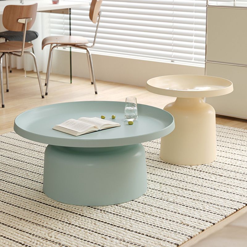 Contemporary Corner Table Metal Round Pedestal Accent Side Table Clearhalo 'Coffee & Accent Tables' 'End & Side Tables' 'end_side_tables' 'furn' 'furn_end_side_tables' 'Furniture' 'Living Room Furniture' 1200x1200_2d49d755-a57b-48b6-9a77-3bb5ff88620b