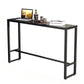 Set tavolo da bar rettangolare in marmo Set da barra per altezza barra in stile industriale 1/3/5 pezzi