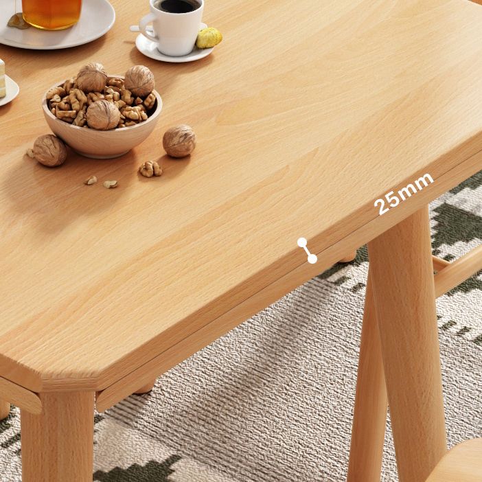 Modern Style Solid Wood Dining Table Brown Round Drop-Leaf Table with 4 Legs for Home Clearhalo ' dining_table' 'Dining Tables & Seating' 'Dining Tables' 'furn' 'furn_dining_table' 'Furniture' 'furniture_dining_table' 'Kitchen & Dining Furniture' 'kitchen&dining_furn' 'kitchen' 'kitchen_dining_table' 1200x1200_2d4c3d2d-0054-4349-9b4b-07ac423139b1