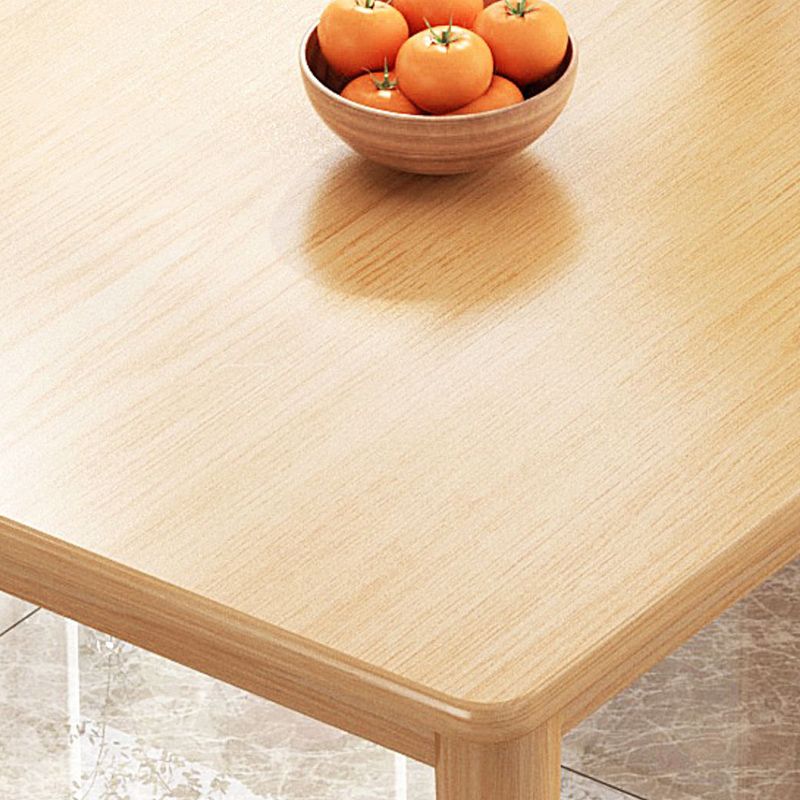 Contemporary 1/4/5 Pieces Dining Table Rectangle Wood Furniture for Restaurant Clearhalo 'Dining Room Sets' 'Dining Tables & Seating' 'dining_room_set' 'furn' 'furn_dining_room_set' 'Furniture' 'Kitchen & Dining Furniture' 1200x1200_2d4c7584-e45a-473f-8afb-32531edafdbe