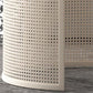 Salontafel met 4 poten, koffiecocktailtafel met glazen blad en plank