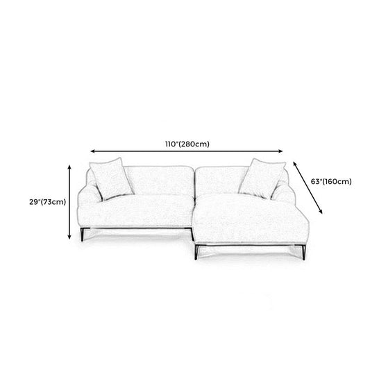 Modern Beige Sectional Sofa Scooped Arm Tight Back Sectional for Living Room Clearhalo 'furn' 'furn_sectionals' 'Furniture' 'furniture_sectionals' 'Living Room Furniture' 'Sectionals' 1200x1200_2d4e30cd-9f21-4f8d-ab88-d9799aa91840