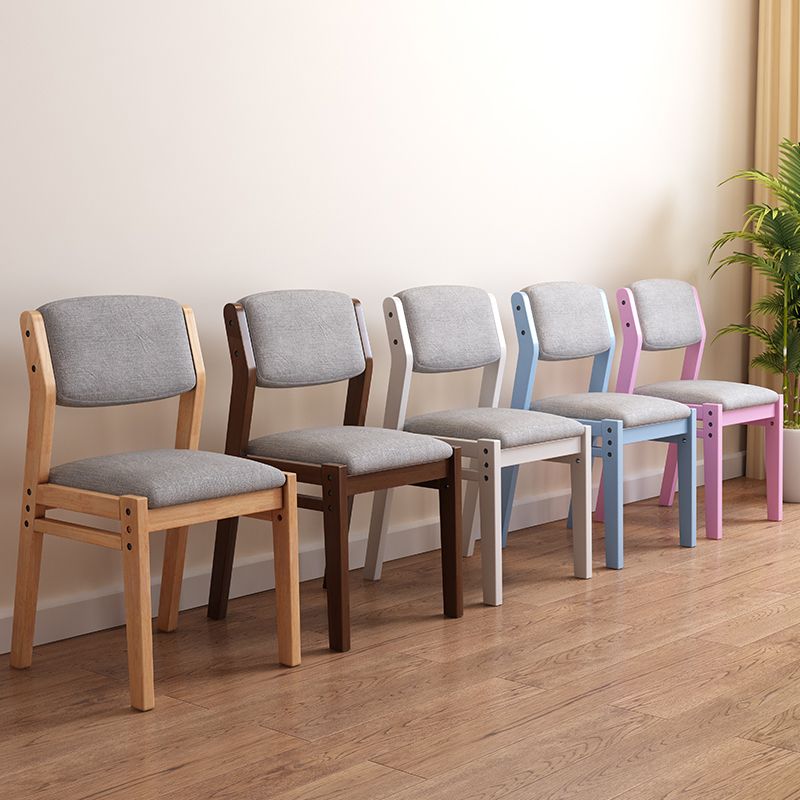 Modern Style Wood Chair Open Back Dining Side Chair with Upholstered for Dining Room Clearhalo 'Dining Chairs' 'Dining Tables & Seating' 'dining_chair' 'furn' 'furn_dining_chair' 'Furniture' 'furniture_dining_chair' 'Kitchen & Dining Furniture' 1200x1200_2d4f9dd3-92b9-403d-950e-17160d699751